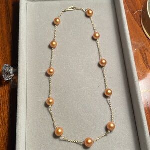 South Sea Pearl Station Necklace